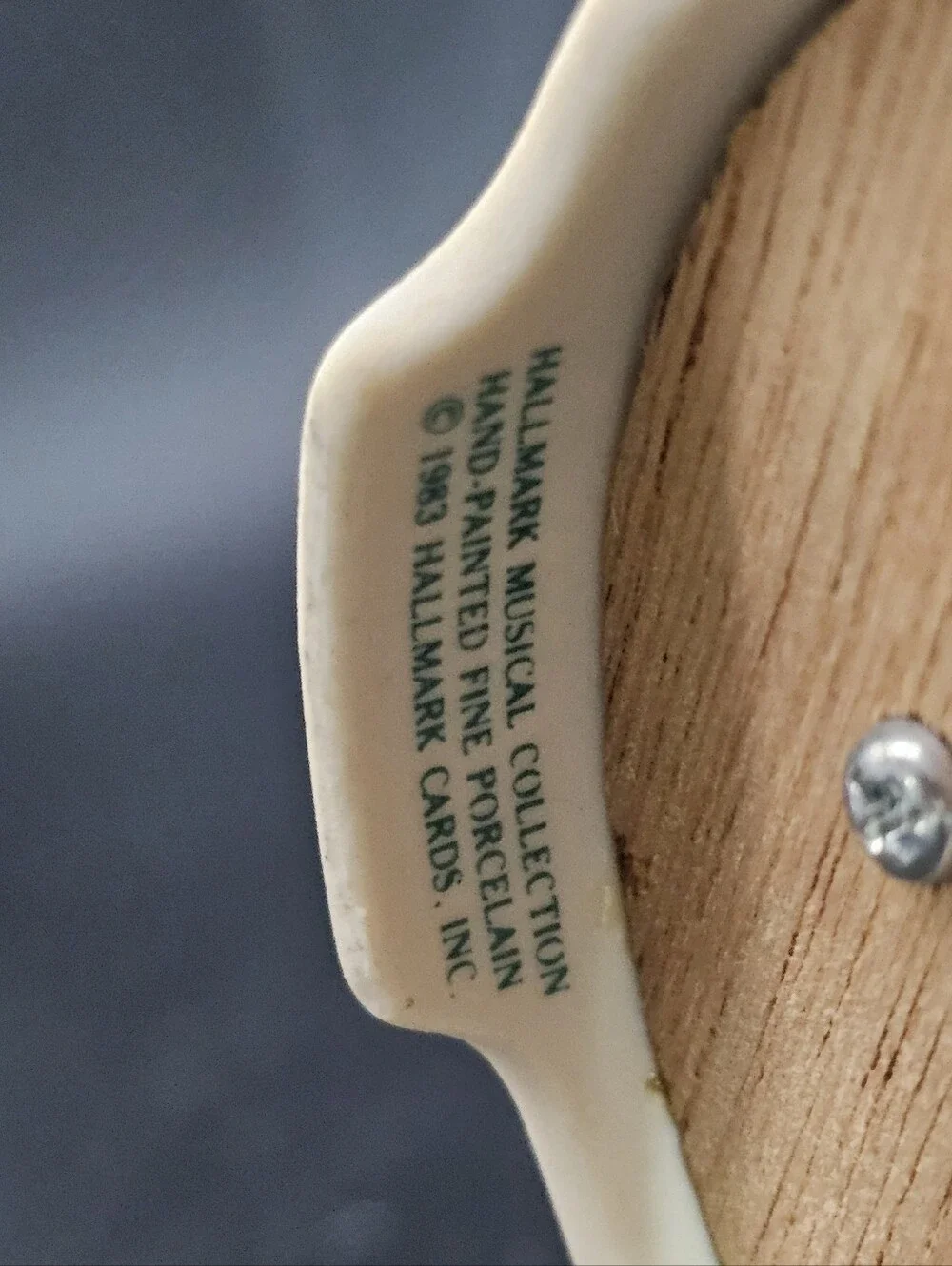 Vintage 1983 Hallmark Musical Collection Porcelain Music Box